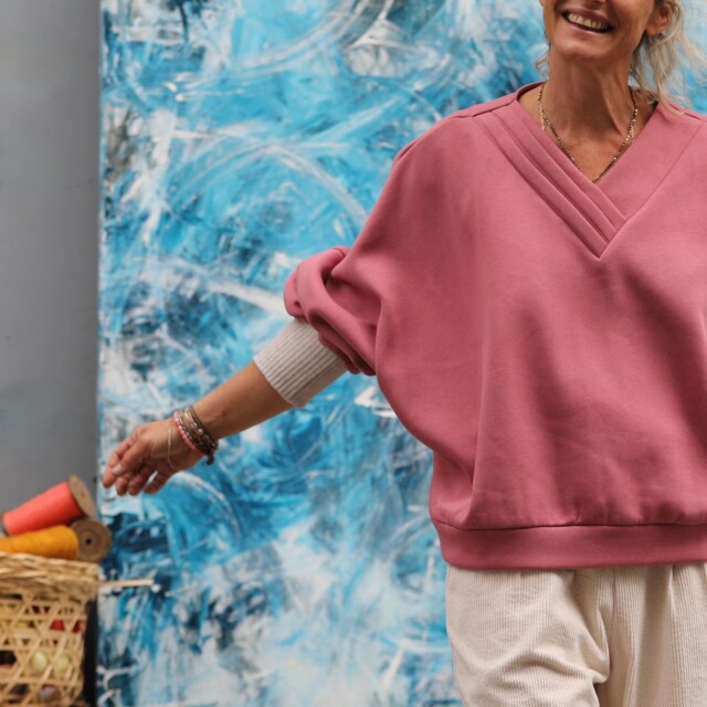 Quintessence - Sweat Ferdinand – rose boisé – version courte