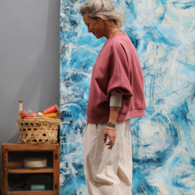 Quintessence - Sweat Ferdinand - rose boisé - version courte