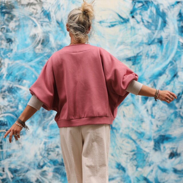 Quintessence - Sweat Ferdinand - rose boisé - version courte