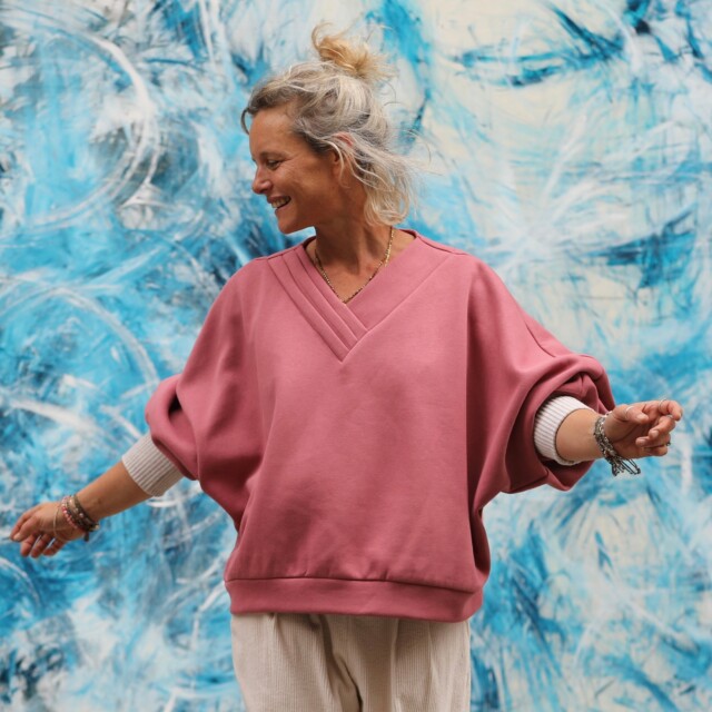 Quintessence - Sweat Ferdinand - rose boisé - version courte