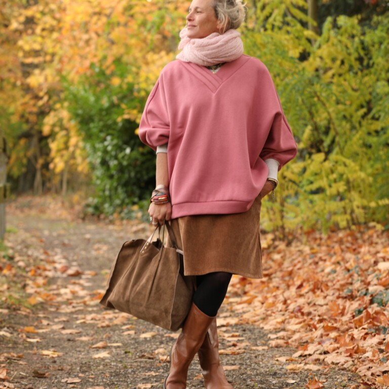 Quintessence - Sweat Ferdinand - rose boisé - version longue