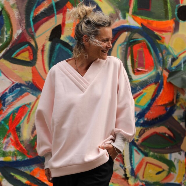 Quintessence - Sweat Ferdinand - rose dragée - version longue