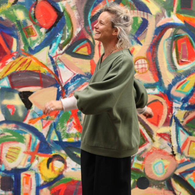 Quintessence - Sweat Ferdinand - vert kaki - version longue