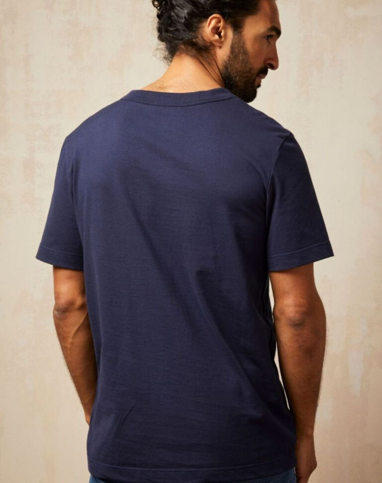 Lemahieu - T-shirt en Coton BIO - Bleu Minuit - Homme - Homme