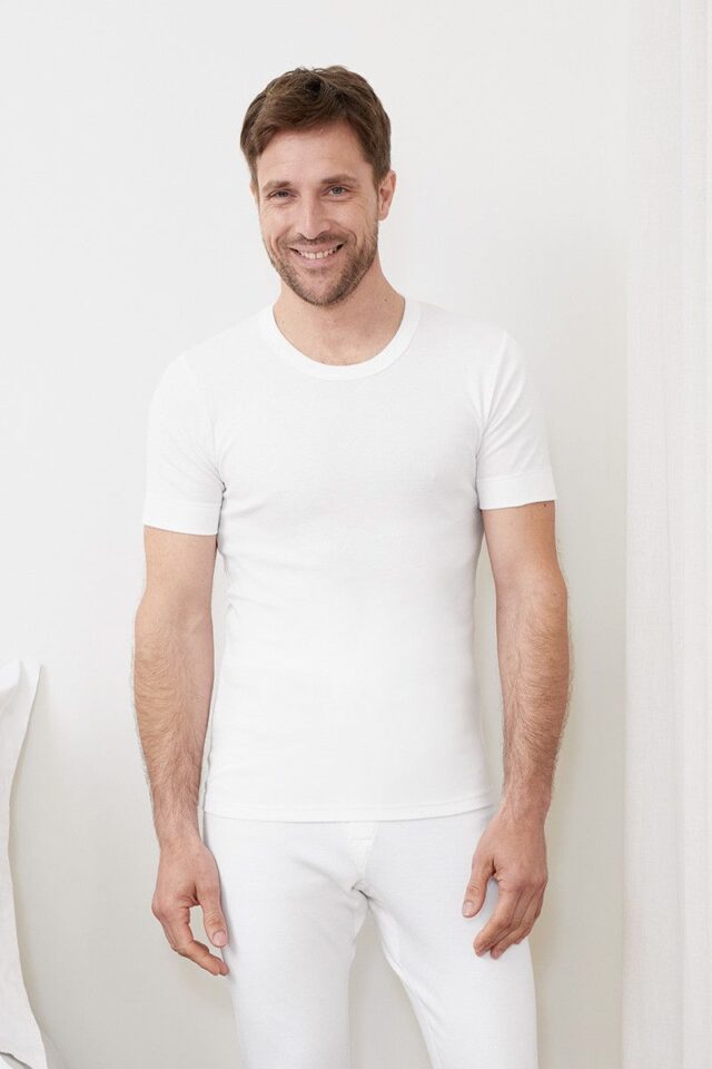 Maison Solfin - Tee-shirt fin manches courtes ras du cou Made in France| B.Solfin