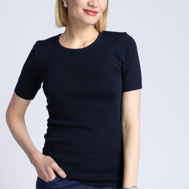 Maison Solfin - Tee-shirt laine manches courtes Made in France| B.Solfin