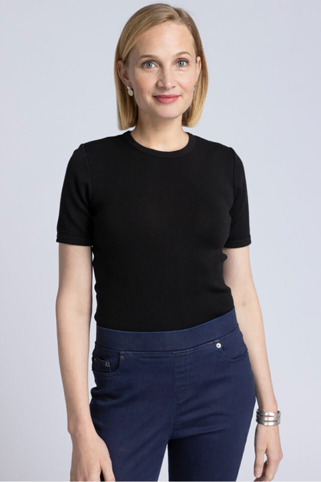 Maison Solfin - Tee-shirt laine manches courtes Made in France| B.Solfin