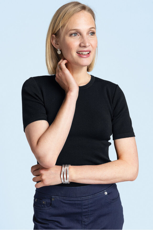 Maison Solfin - Tee-shirt laine manches courtes Made in France| B.Solfin