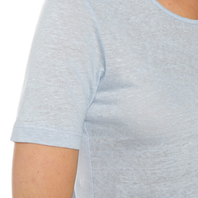 Maison Solfin - Tee-shirt uni en lin Made in France| B.Solfin