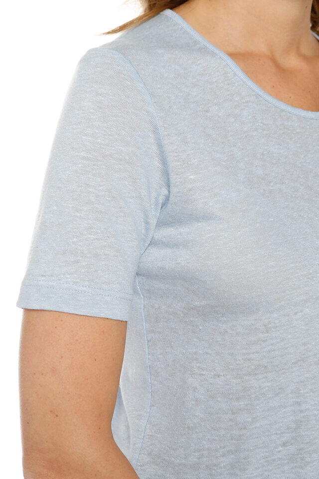 Maison Solfin - Tee-shirt uni en lin Made in France| B.Solfin