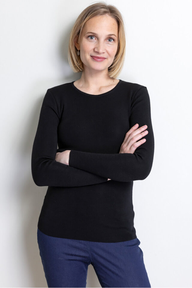 Maison Solfin - Tee-shirt laine manches longues Made in France| B.Solfin