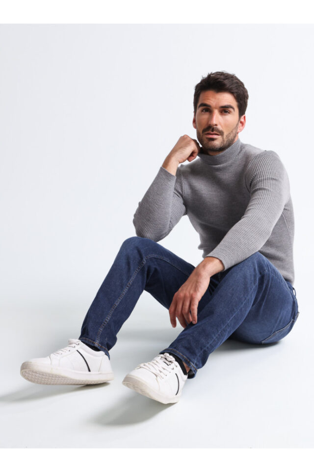 Maison Solfin - Tee-shirt en laine mérinos épais col cheminée Made in France| B.Solfin