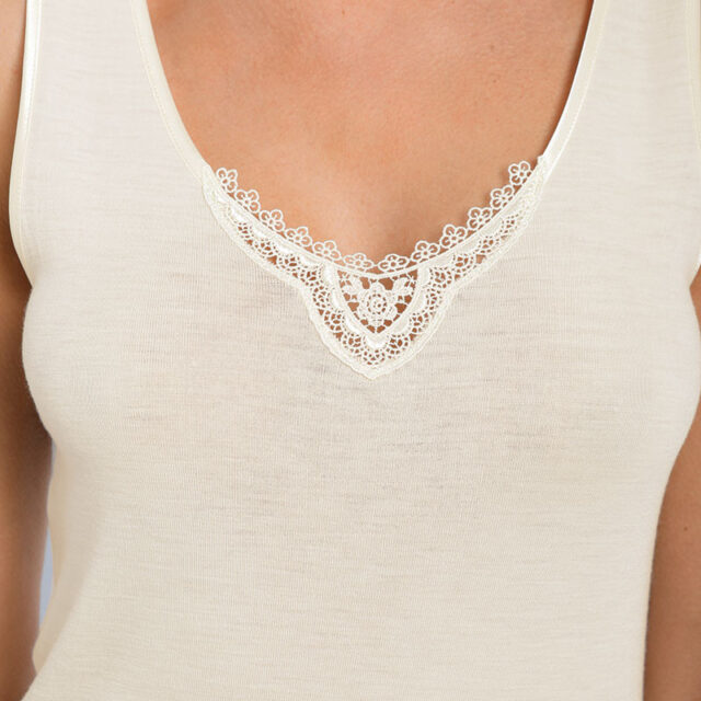 Maison Solfin - Tee-shirt naturel sans manches Made in France| B.Solfin