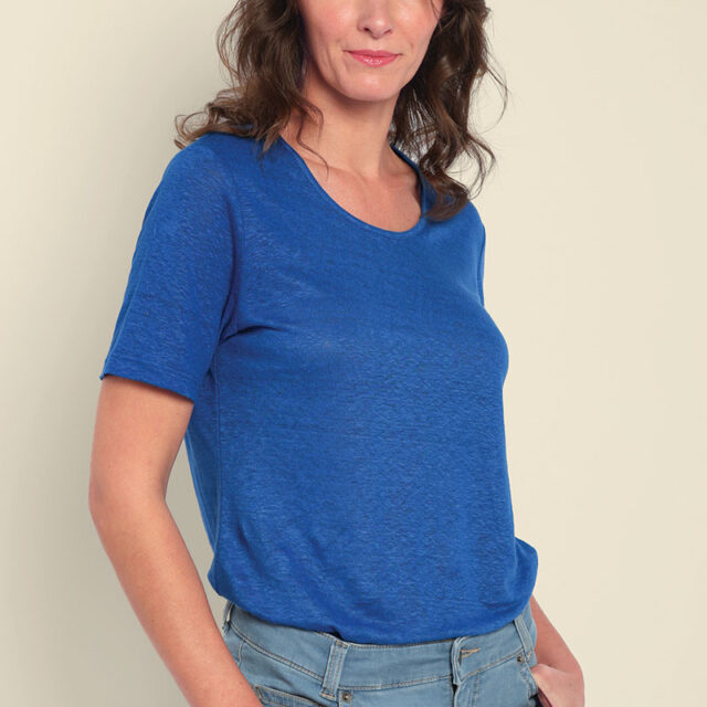 Maison Solfin - Tee-shirt manches courtes en lin Made in France| B.Solfin