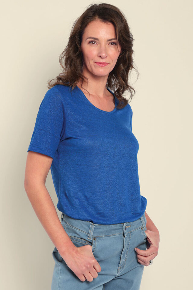 Maison Solfin - Tee-shirt manches courtes en lin Made in France| B.Solfin