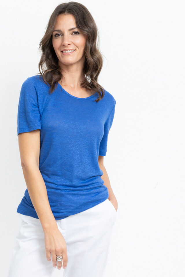 Maison Solfin - Tee-shirt manches courtes en lin Made in France| B.Solfin