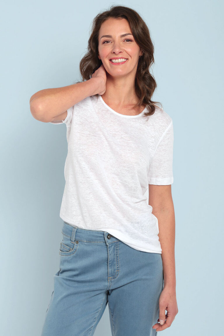 Maison Solfin - Tee-shirt manches courtes en lin Made in France| B.Solfin