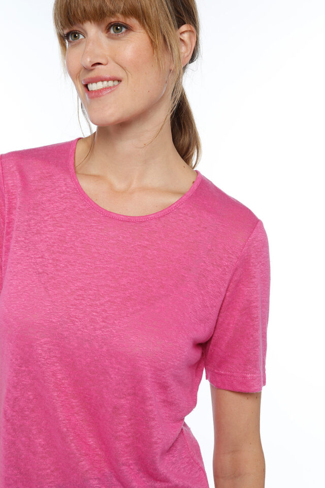 Maison Solfin - Tee-shirt manches courtes en lin Made in France| B.Solfin