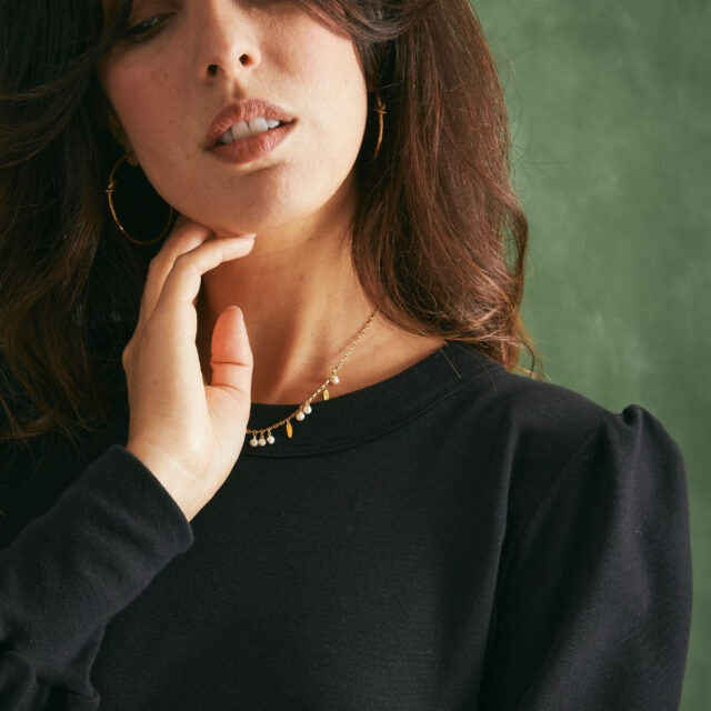 Lemahieu - Top  manches longues - Noir - Femme