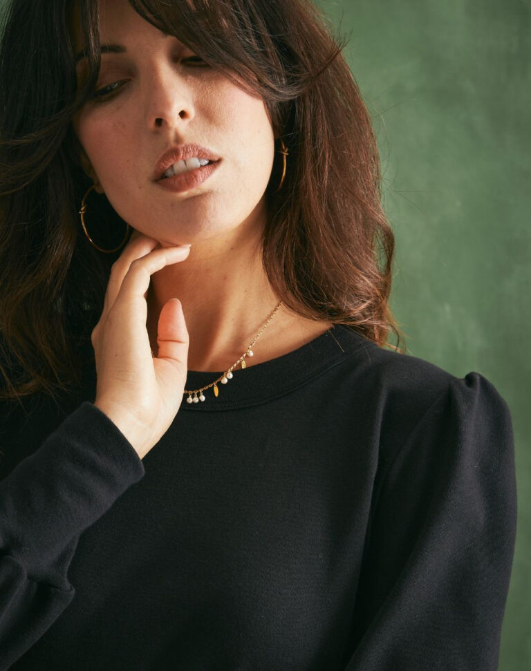 Lemahieu - Top  manches longues - Noir - Femme