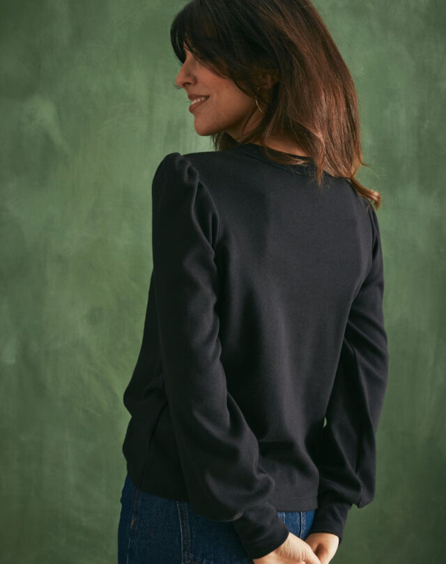 Lemahieu - Top  manches longues - Noir - Femme