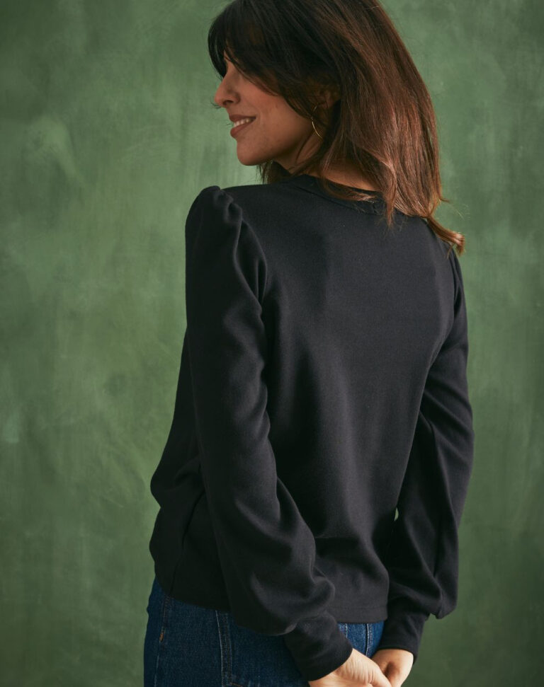 Lemahieu - Top  manches longues - Noir - Femme