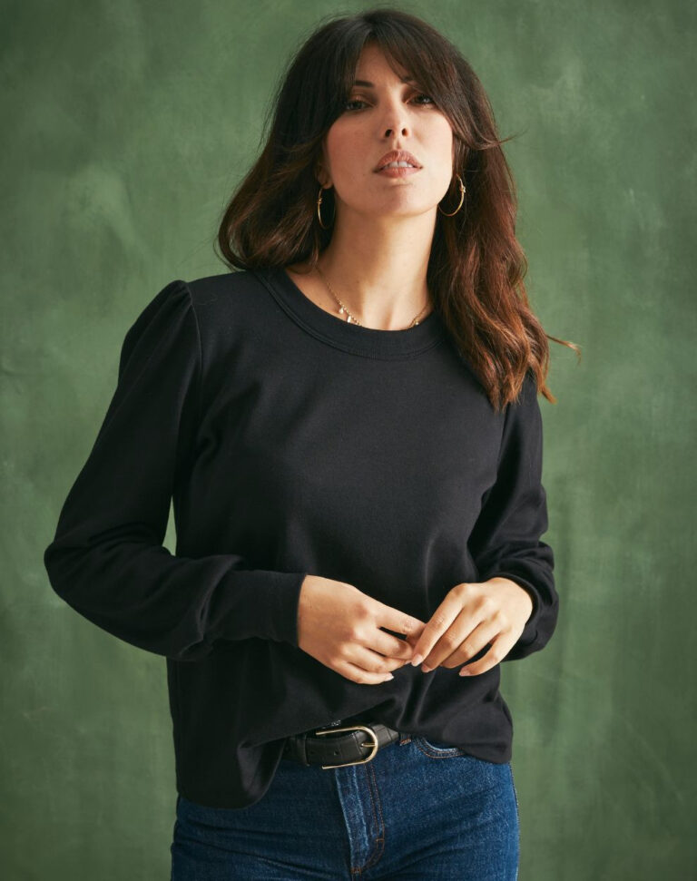 Lemahieu - Top  manches longues - Noir - Femme