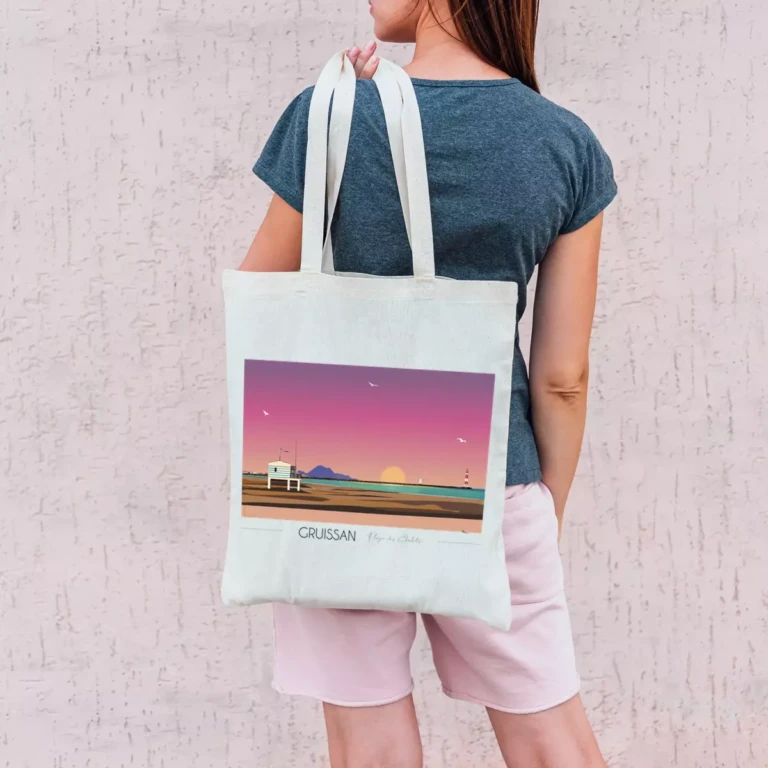 Foliove - Tote Bag Gruissan Plage des Chalets