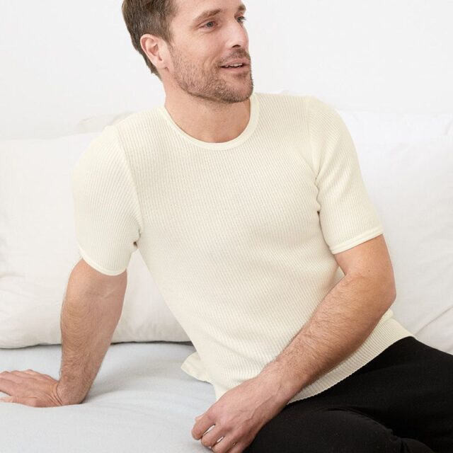 Maison Solfin - Sous-vêtement technique homme tricot laine manches courtes Made in ...
