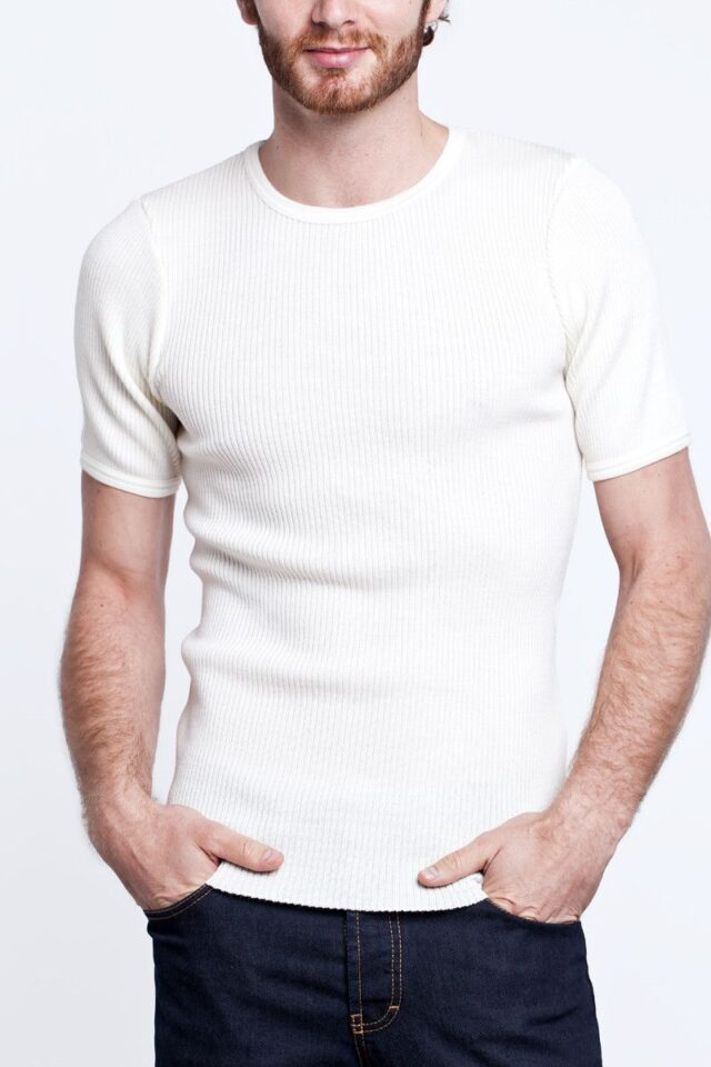 Maison Solfin - Sous-vêtement technique homme tricot laine manches courtes Made in ...