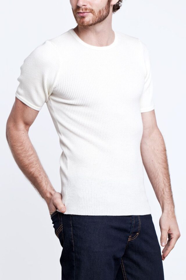 Maison Solfin - Sous-vêtement technique homme tricot laine manches courtes Made in ...