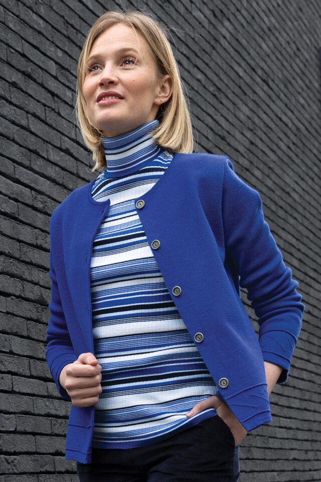 Maison Solfin - Veste courte en laine Made in France| B.Solfin