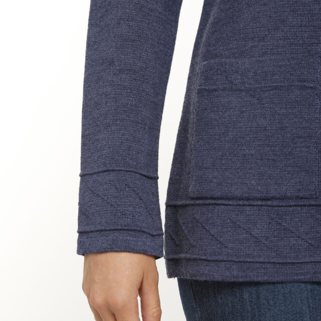 Maison Solfin - Veste longue en laine Made in France| B.Solfin