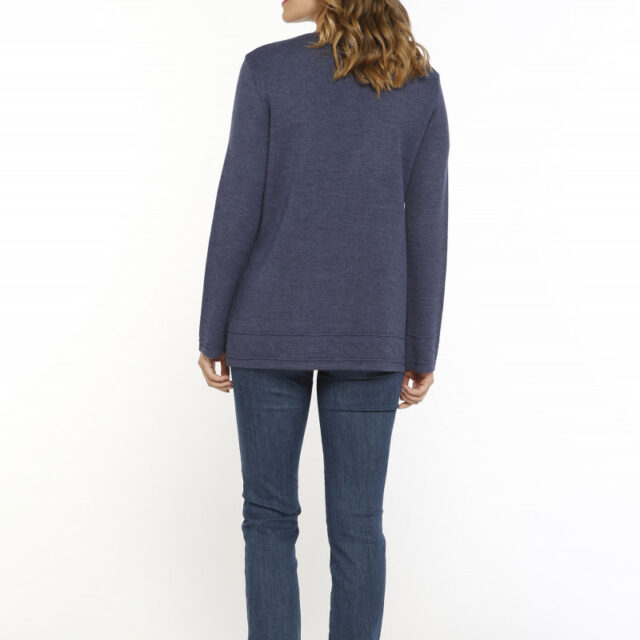 Maison Solfin - Veste longue en laine Made in France| B.Solfin