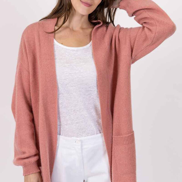 Maison Solfin - Gilet long en laine recyclée Made in France| B.Solfin