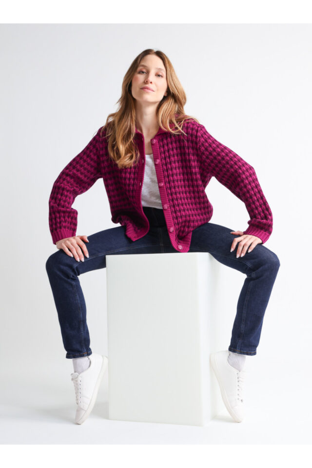 Maison Solfin - Veste en laine rayée Made in France| B.Solfin