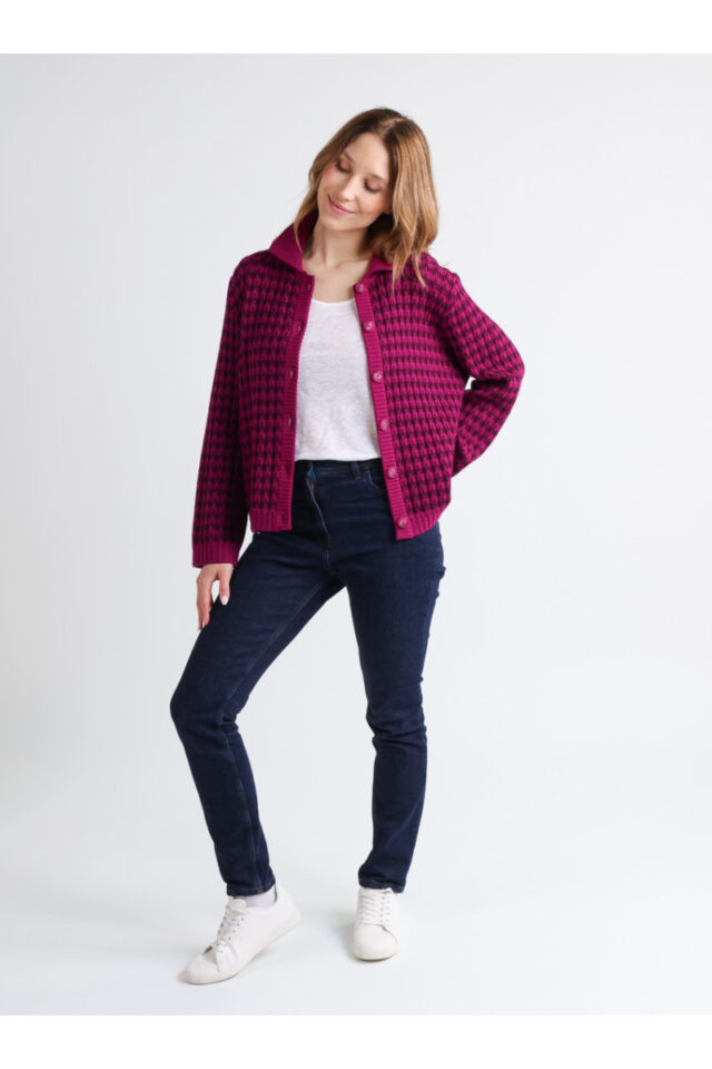 Maison Solfin - Veste en laine rayée Made in France| B.Solfin