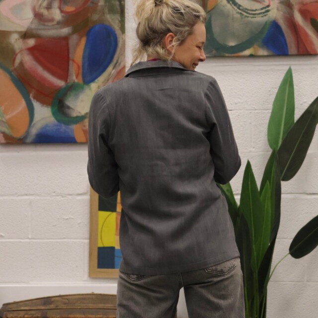 Quintessence - Veste Véga - jean gris