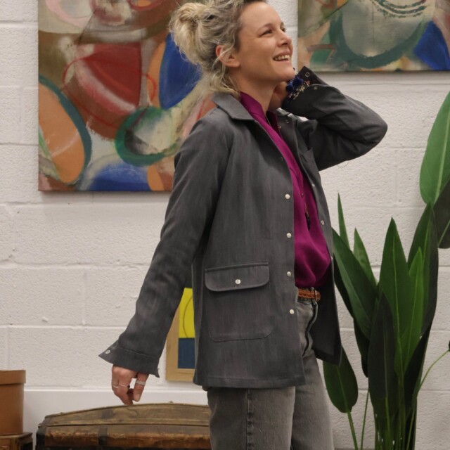 Quintessence - Veste Véga - jean gris