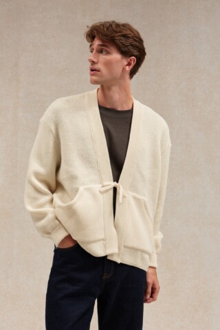 Le Minor - Veste Noragi Chunky écru  Le Minor x Flâneurs