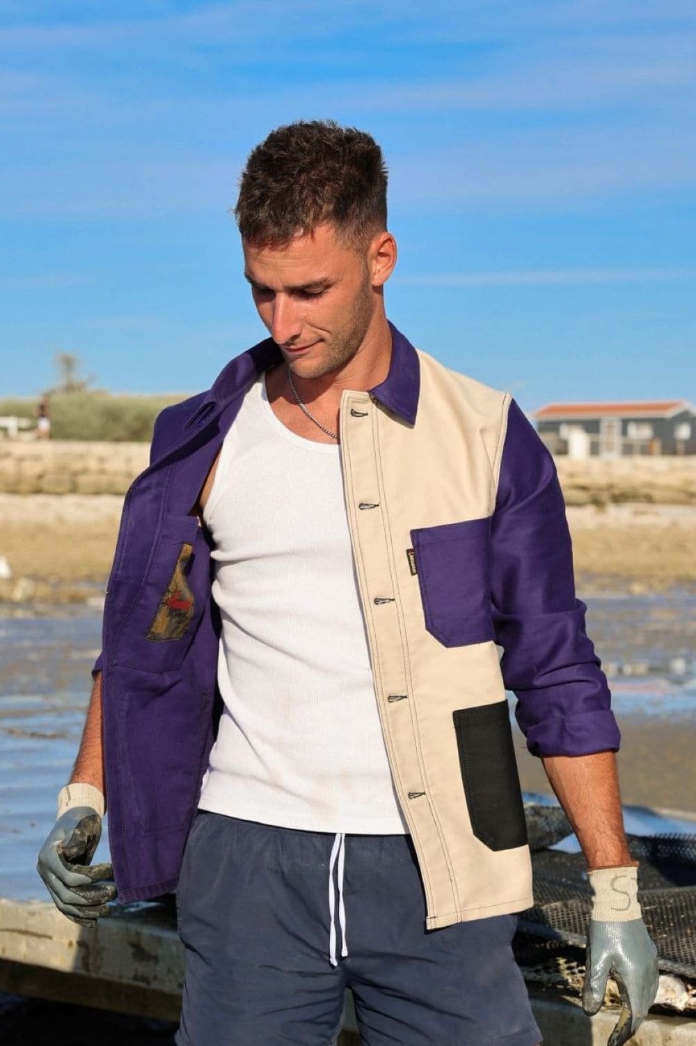 veste travail coton moleskine Le Minor Le Laboureur automne 2025 2 13cf70c9 0c63 489d a2d9 5e561cd54d77 Le Minor - Veste de travail homme en coton moleskine - Le Minor x Le Laboureur