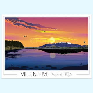 Foliove - Affiche Villeneuve-de-la-Raho Lac
