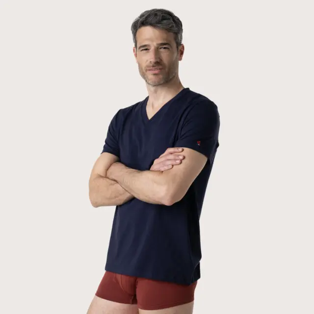 Eminence - Tee-shirt col V homme