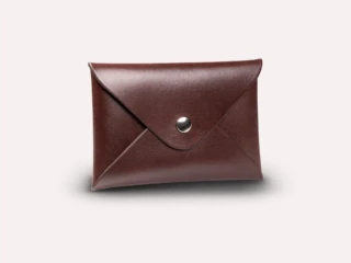 Daguet - Porte-cartes enveloppe simple – Marron