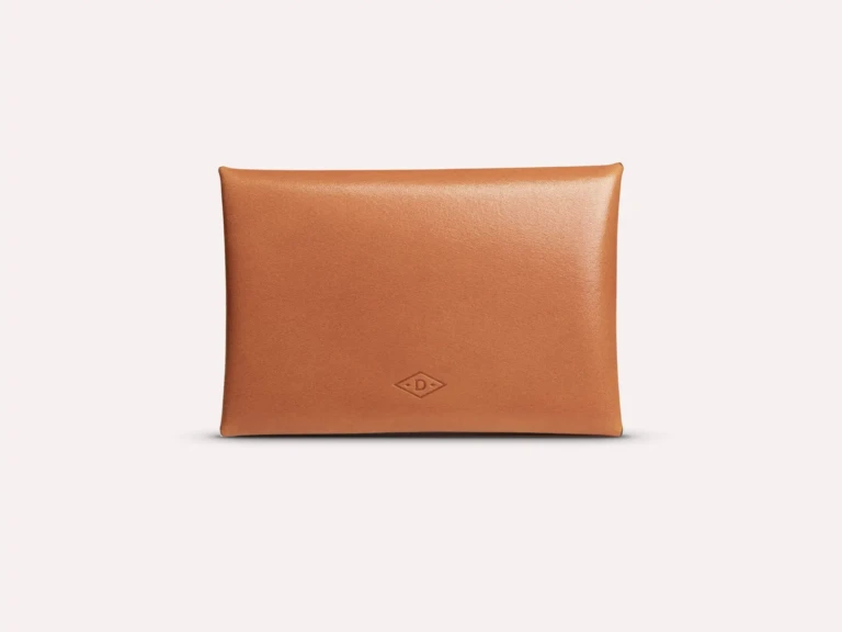 Daguet - Porte-cartes enveloppe double - Camel