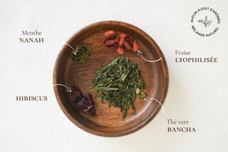 Maison Théerie - N°8 Thé vert Fraise "La fraiseraie"