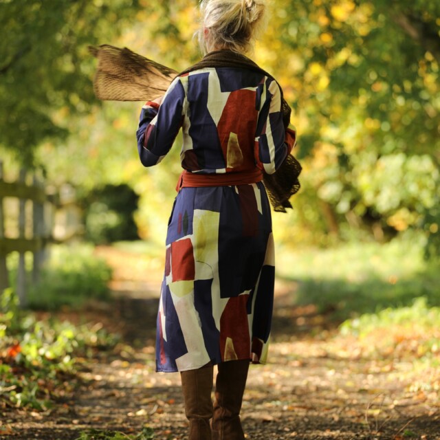 Quintessence - Robe Armande – Satin de coton Atelier d'artiste