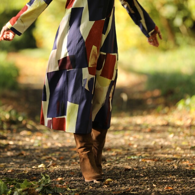 Quintessence - Robe Armande – Satin de coton Atelier d'artiste