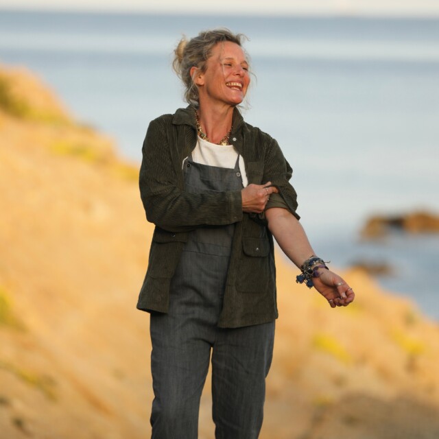 Quintessence - Veste Véga - velours côtelé kaki