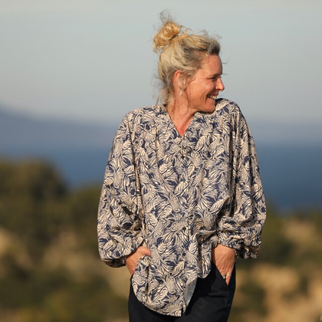 Quintessence - Blouse Miléna – coton Plumage